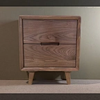 hardwood nightstand